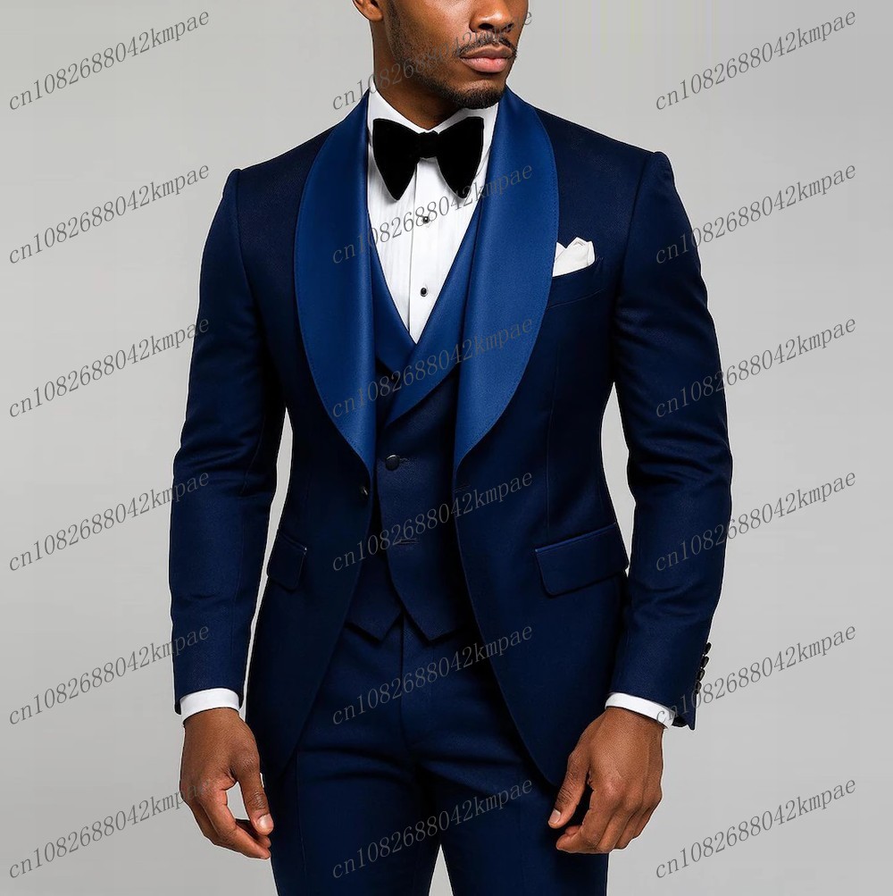 新しいネイビーブルーのフォーマルメンズスーツ、新郎、介添人、 - Men Formal Wear Pinterest のレビューと価格
