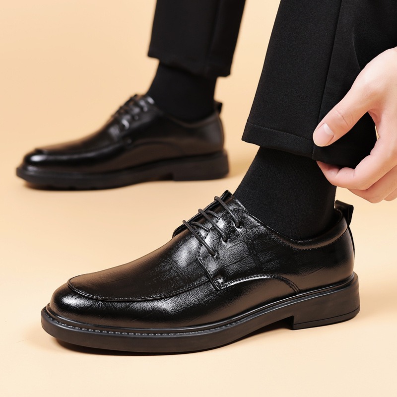 男性用プラットフォームドレスシューズ男性用ダービーフォーマル - Men Formal Party Wear Dress のレビューと価格