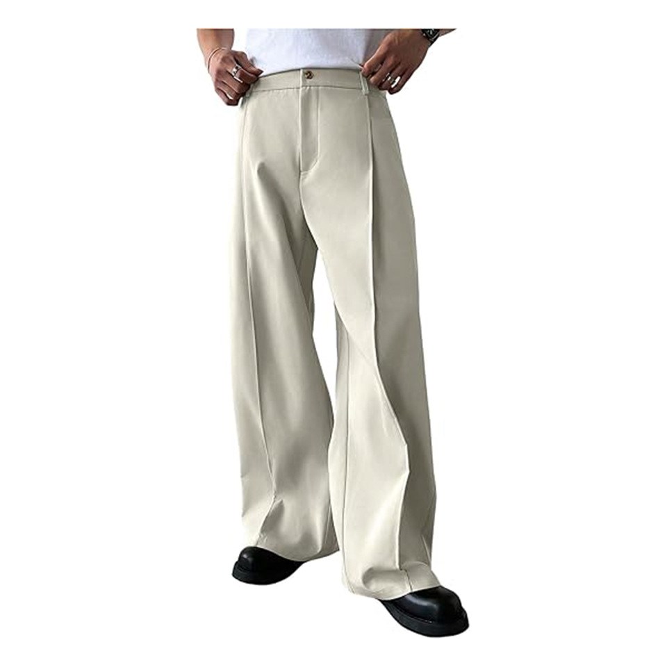 メンズ無地ストレートレッグスーツパンツ フォーマルビジネスデ - Men Formal Wear Pinterest のレビューと価格