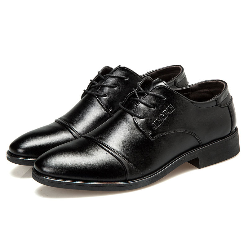 大きいサイズのメンズレザーシューズ、ビジネスドレスシューズ、 - Men Formal Party Wear Dress のレビューと価格