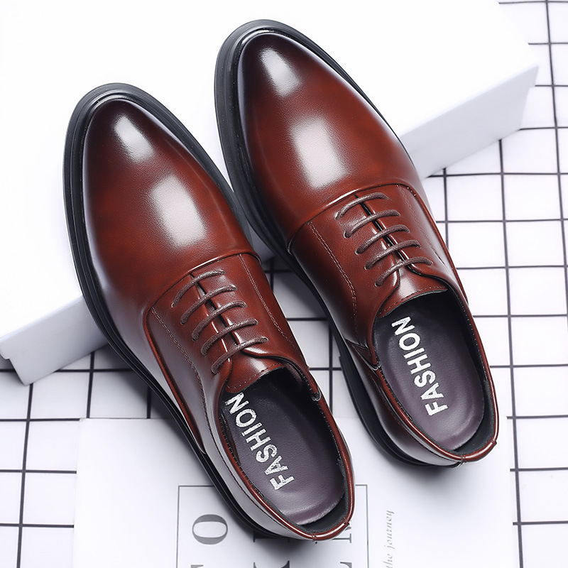 男性ドレスシューズフォーマルオックスフォードクラシックビジネ - Men Formal Wear Dress のレビューと価格