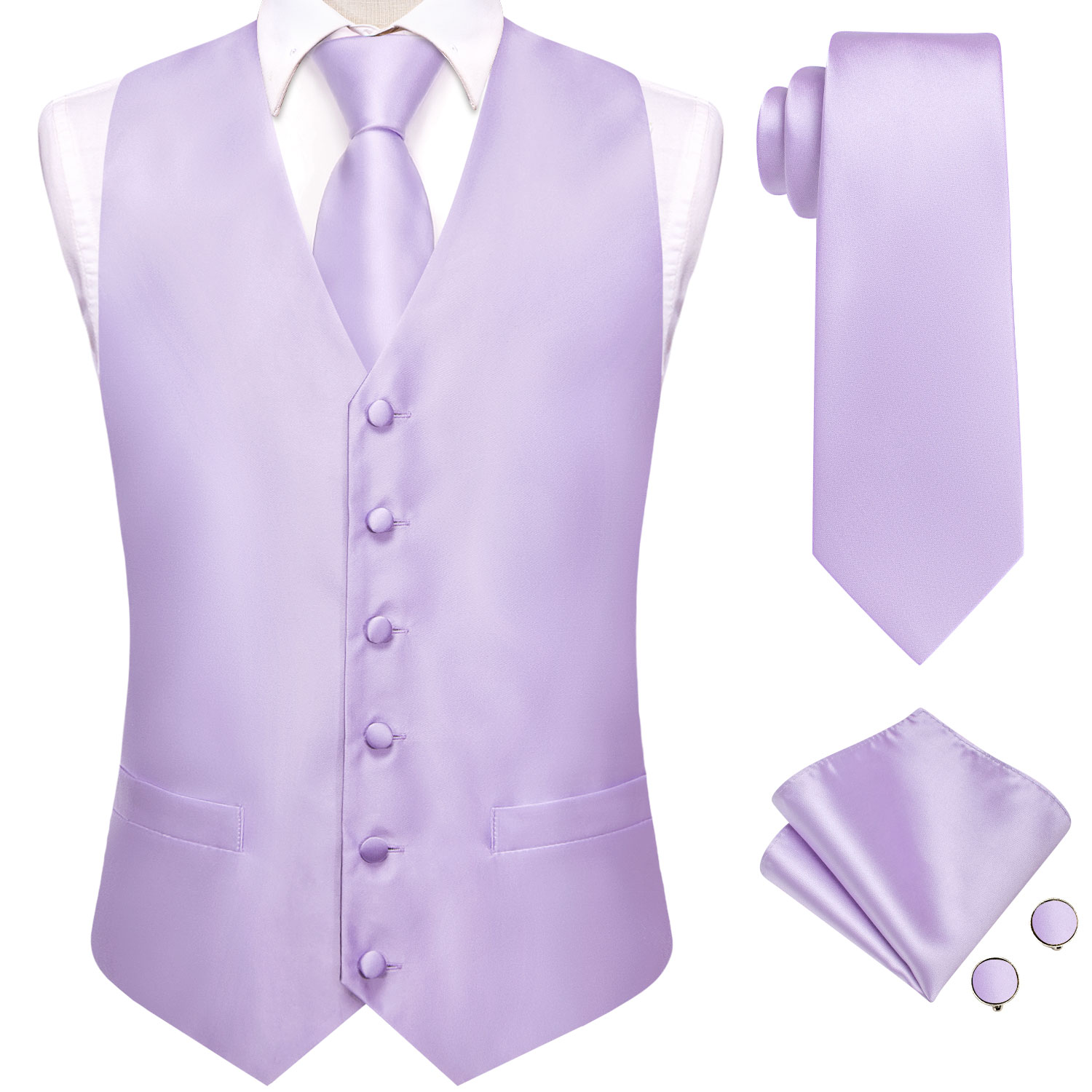 ハイタイソリッドボイレットライラックメンズスーツベスト4ピー - Men Formal Wear Pinterest のレビューと価格