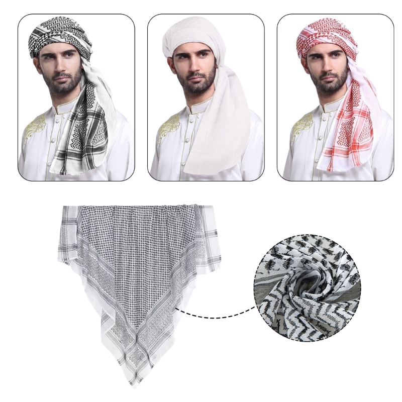 男性用エスニック日焼け止めスカーフ,伝統的なヒジャーブショー - Men'S Ethnic & Formal Designer Wear Studio S のレビューと価格