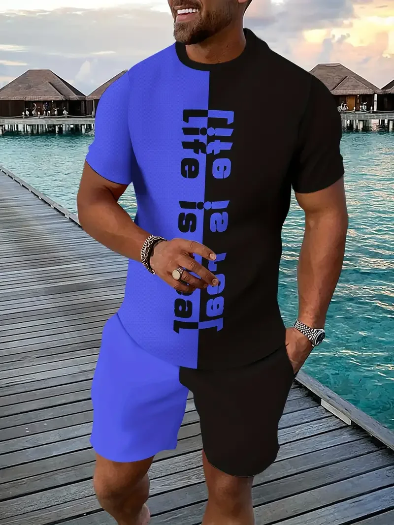 ヴィンテージメンズ Tシャツショーツセット 3D アフリカエ - Men'S Ethnic & Formal Designer Wear Studio S のレビューと価格