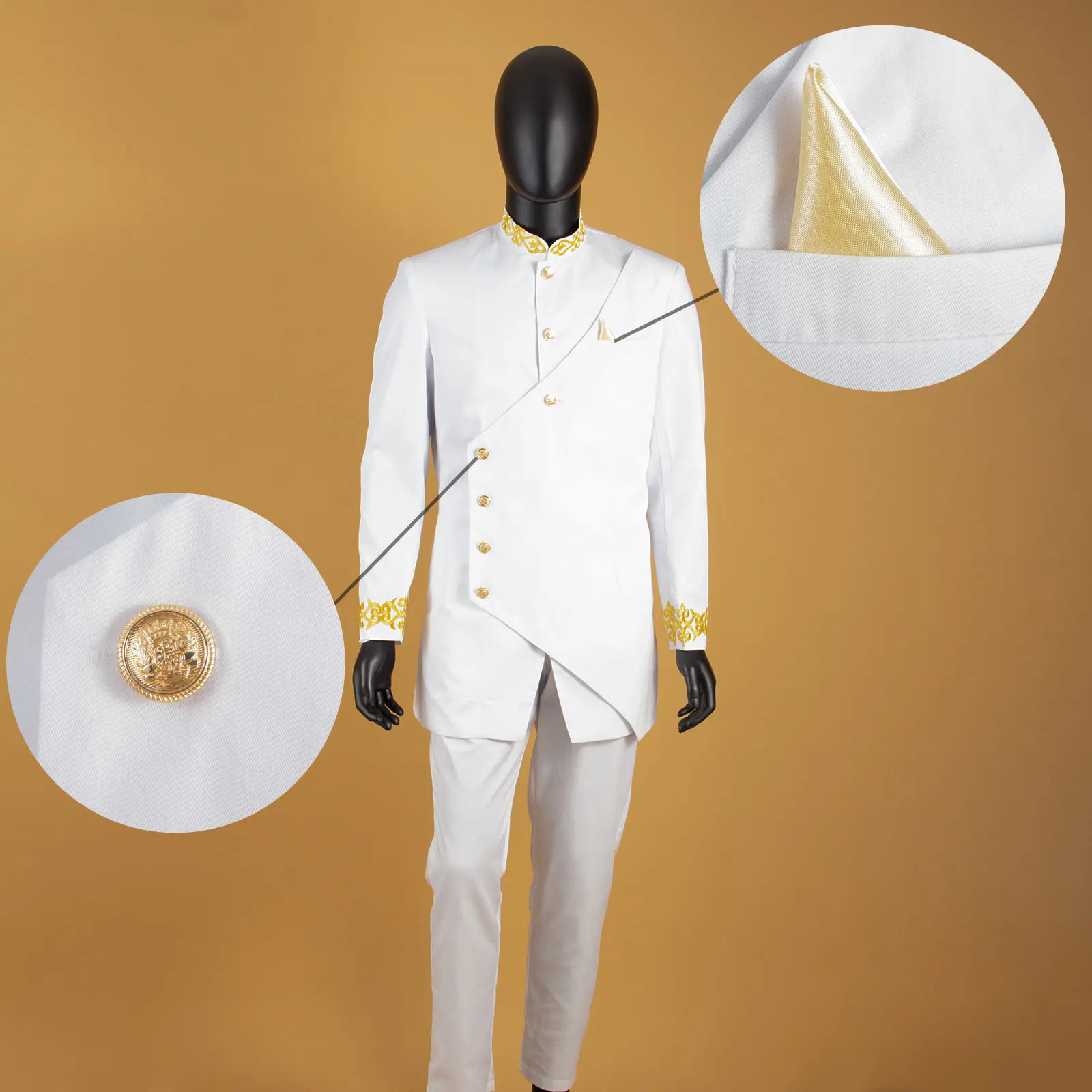 メンズスーツ,スリム,刺embroidery,長袖,ダブルブ - Men Formal Wear Pinterest のレビューと価格