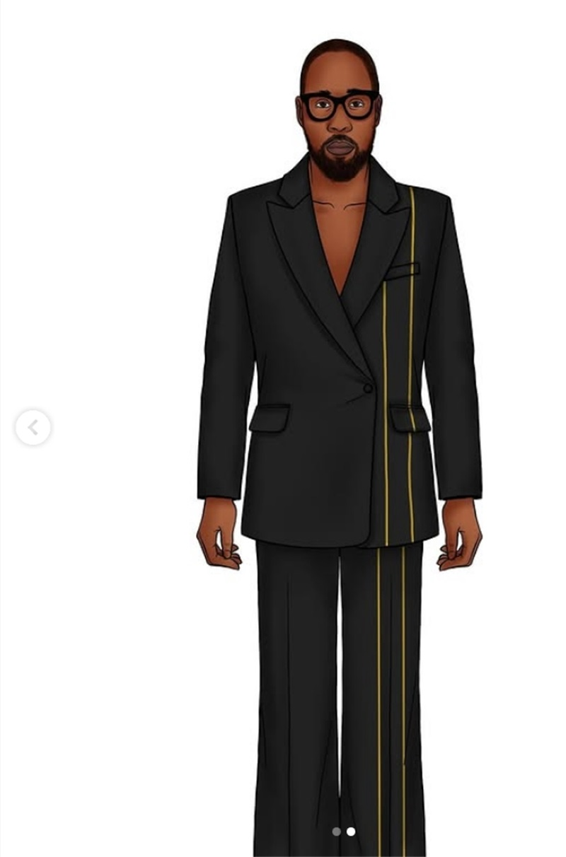 黒人男性スーツセット 2 ピースブレザー + パンツズボンカ - Formal Wear For Men Yellow のレビューと価格