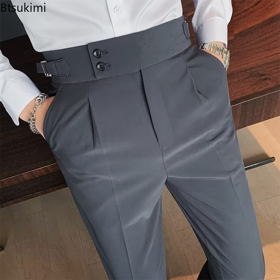 2026年新作 メンズ 無地 スーツパンツ クラシックボタン - Men Formal Wear Pinterest のレビューと価格