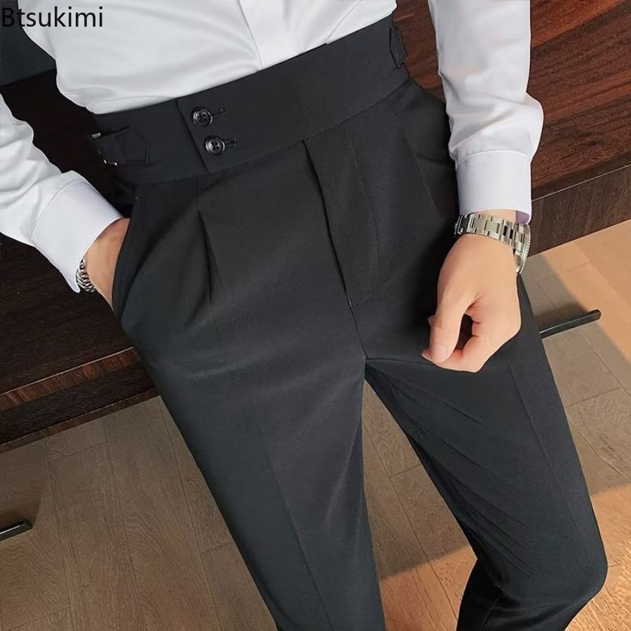 2026年新作 メンズ 無地 スーツパンツ クラシックボタン - Men Formal Wear Pinterest のレビューと価格