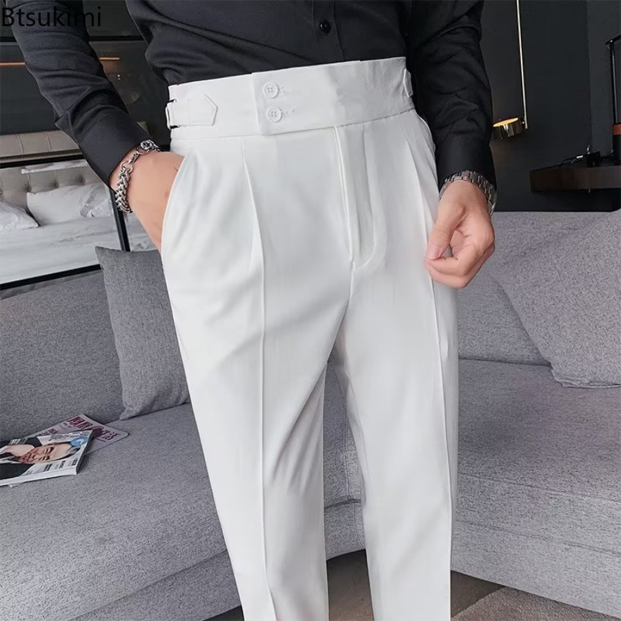 2026年新作 メンズ 無地 スーツパンツ クラシックボタン - Men Formal Wear Pinterest のレビューと価格