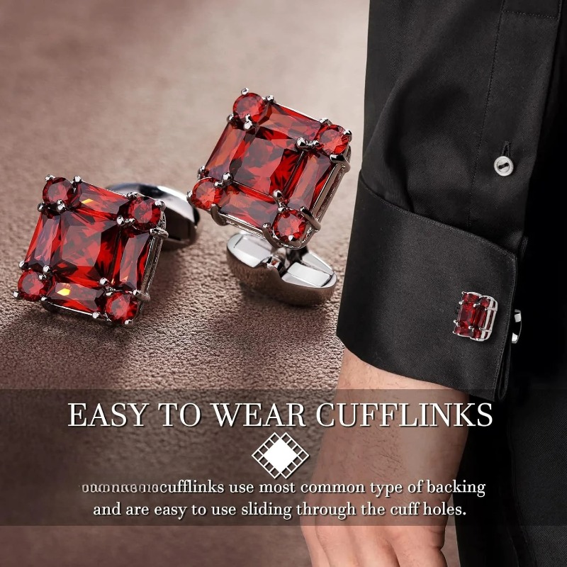 レトロメンズフレンチスーツカフスハイエンド高級スクエアライン - Dress Shirt French Cuff のレビューと価格
